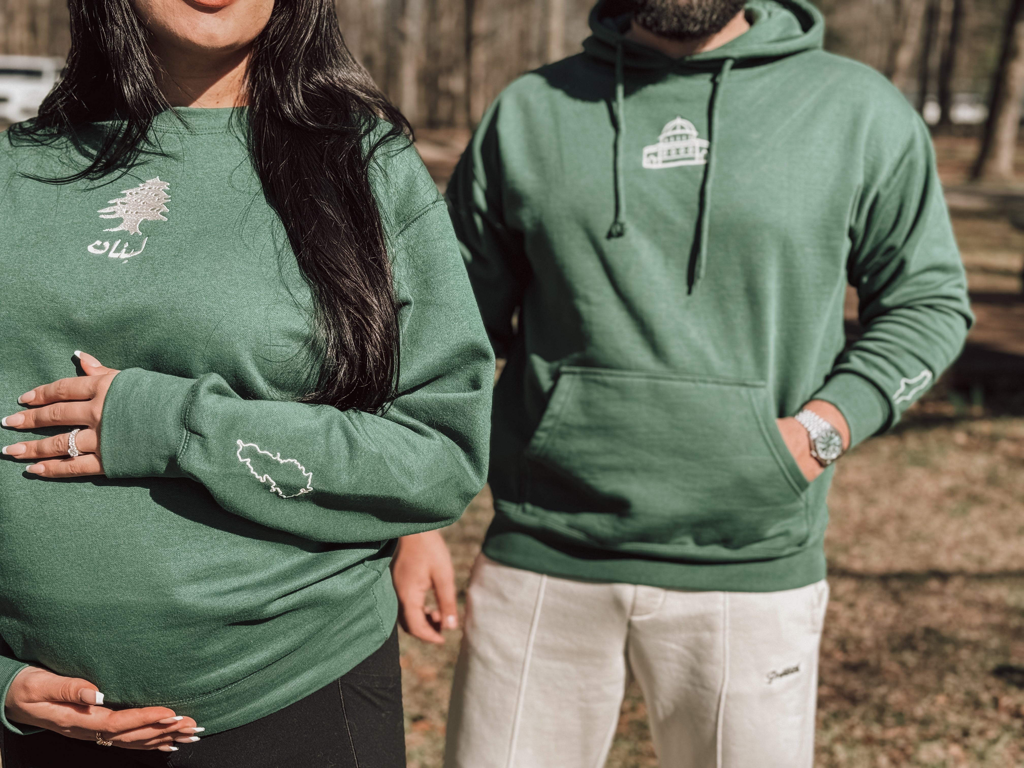 Lebanon Embroidered Crewneck
