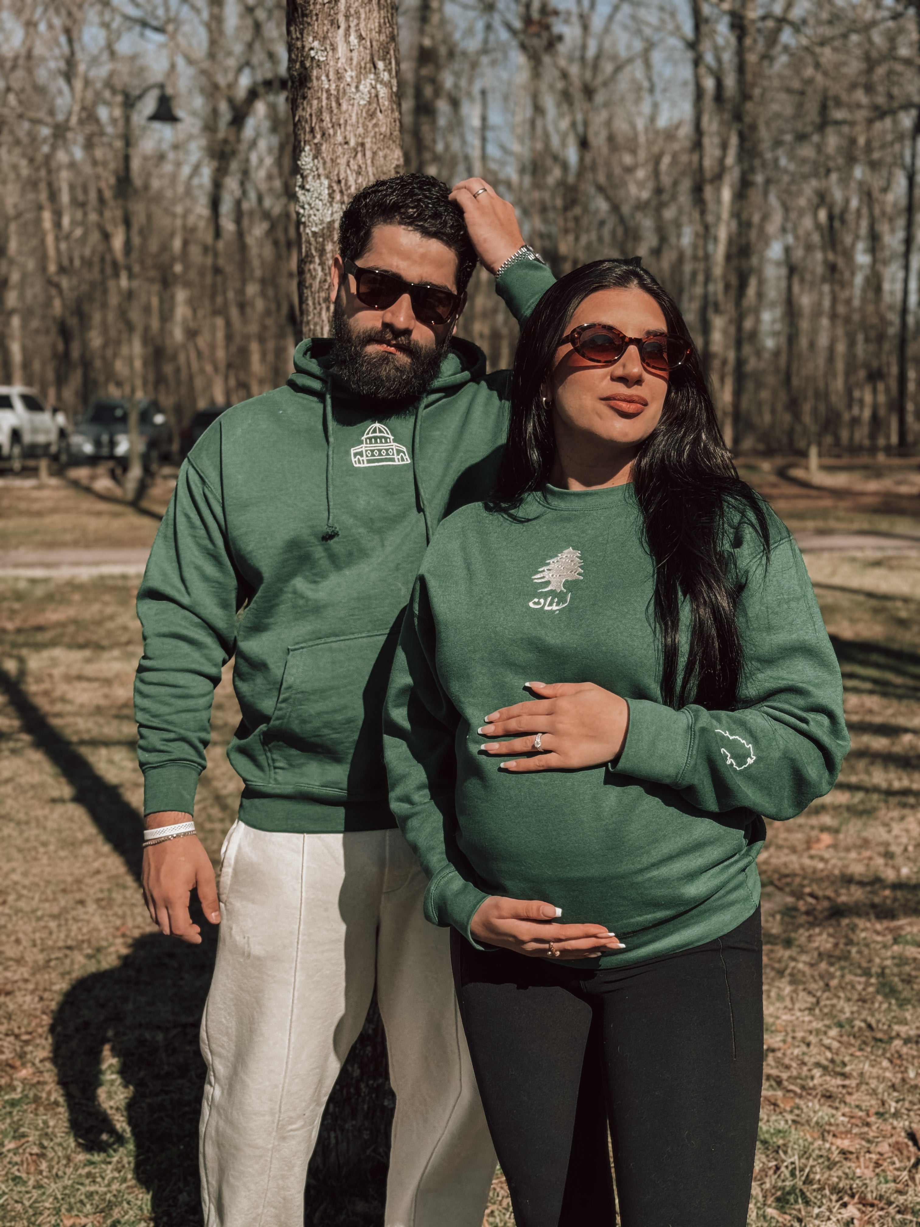 Lebanon Embroidered Crewneck