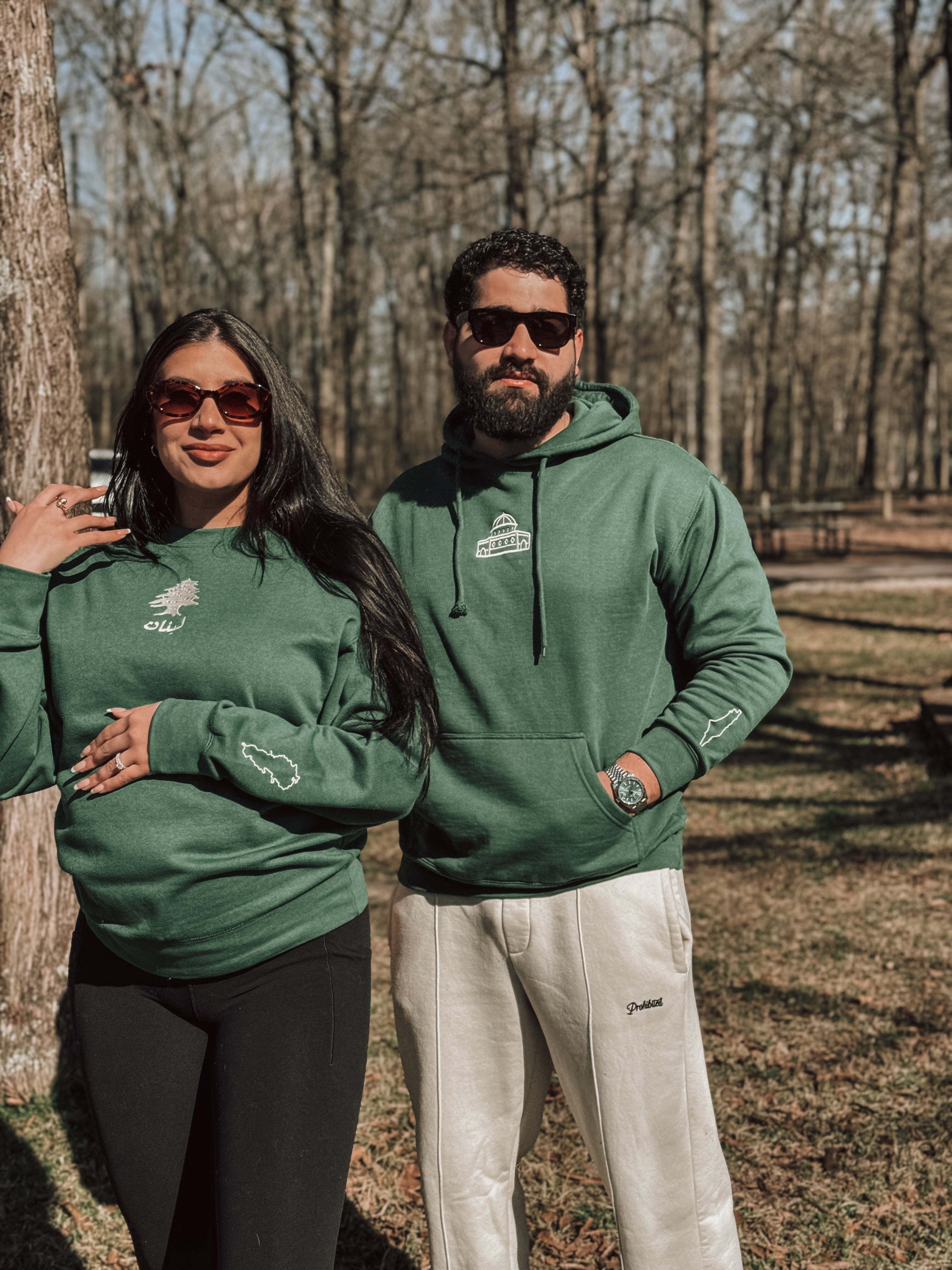 Lebanon Embroidered Crewneck