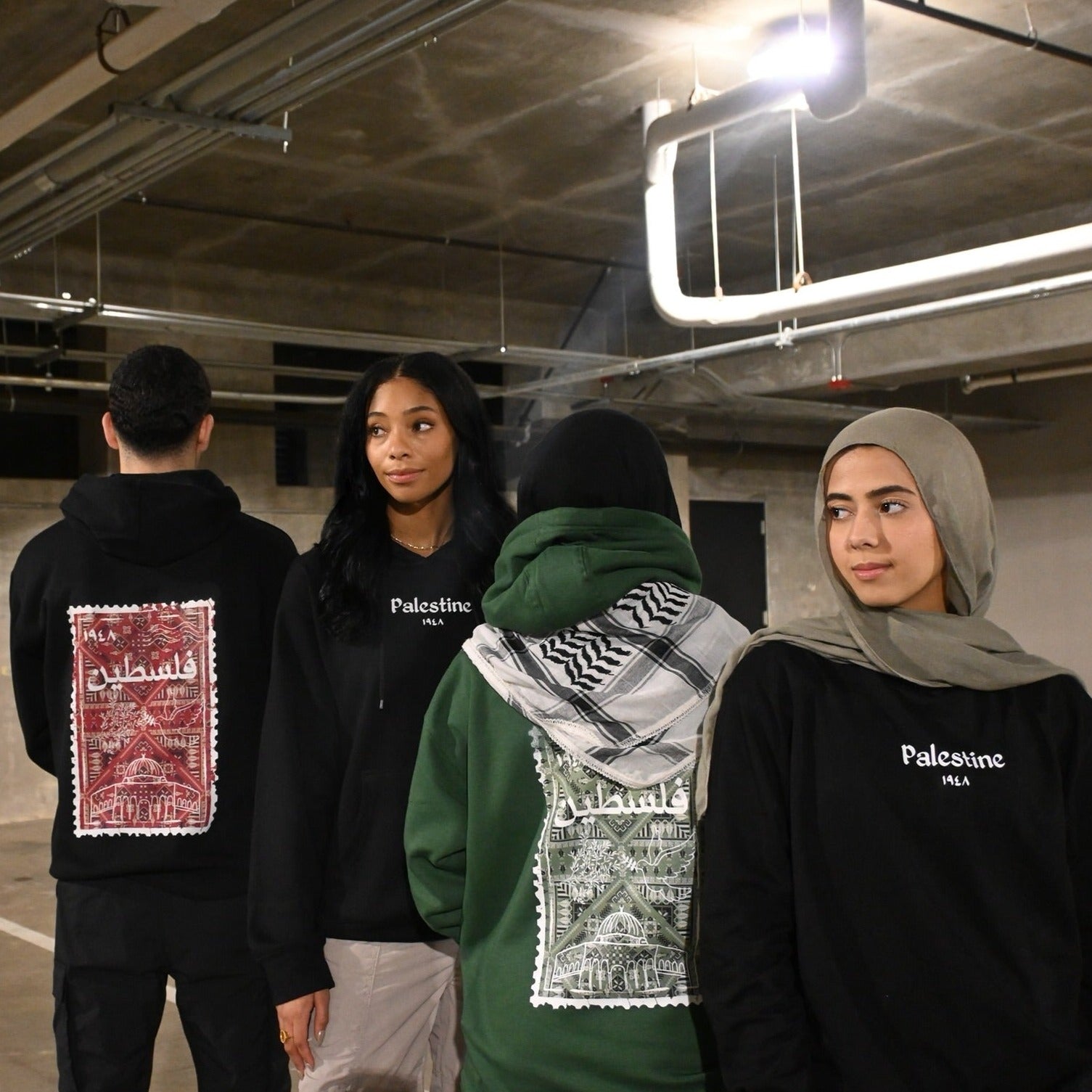 Palestine Green Stamp T-Shirt - Unisex