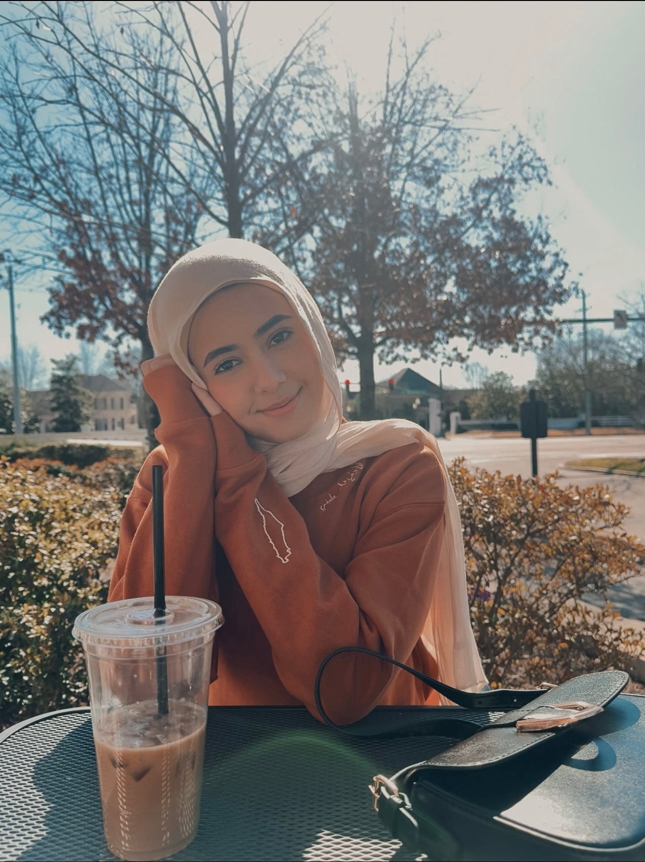 Palestinian Arabic Calligraphy Embroidered Crewneck